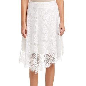 Ella Moss White Lace Skirt